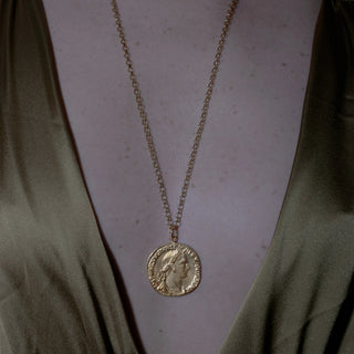 Coin Pendant Necklace from Long Collection