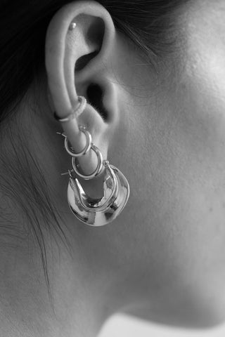 ESTELLE | HOOPS SILVER