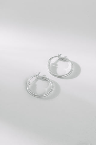 ESTELLE | HOOPS SILVER