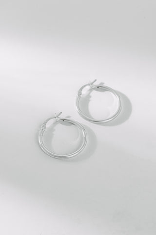 ESTELLE | HOOPS SILVER