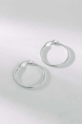 ESTELLE | HOOPS SILVER