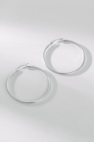 ESTELLE | HOOPS SILVER