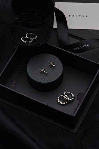 CHASE EARRING | GIFT SET SILVER