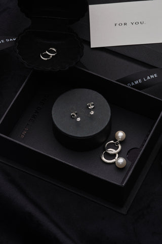 JUNIE EARRING | GIFT SET SILVER