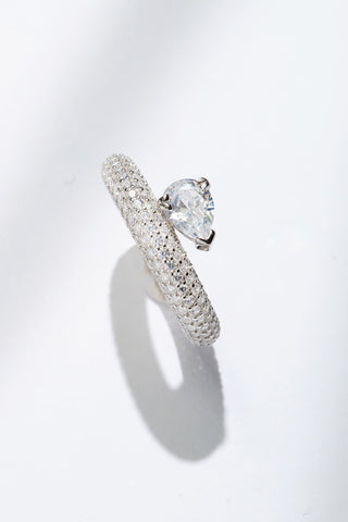 LAUREN | RING PAVÉ SILVER