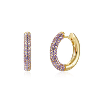 ETERNITY | HOOP EARRING LAVENDER