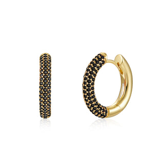 ETERNITY | HOOP EARRING BLACK