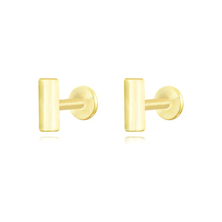 PLAIN GOLD BAR | FLAT BACK